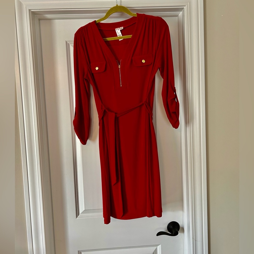 Red dress